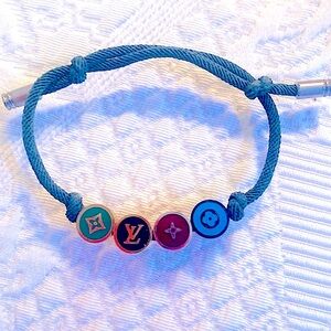 Cord charm bracelet
